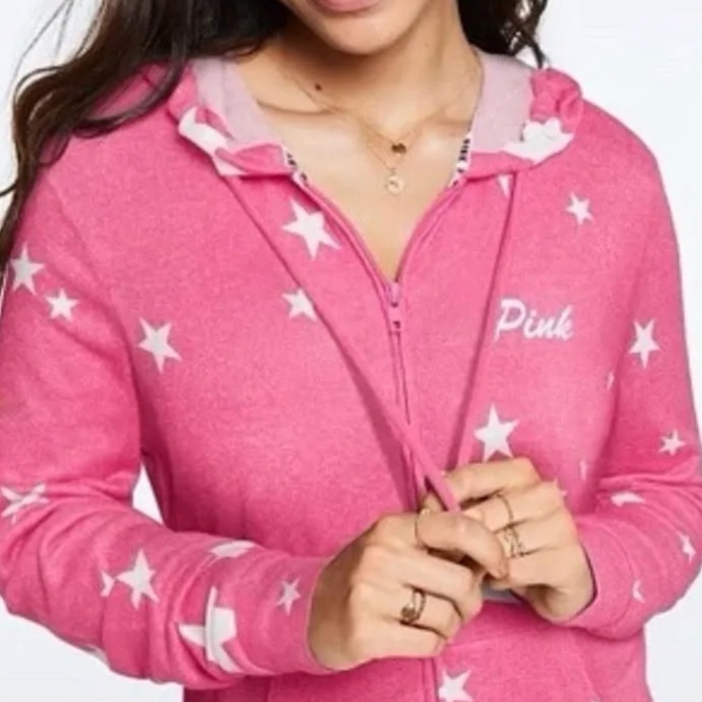Vintage PINK Victoria’s Secret Pink zip up size XS